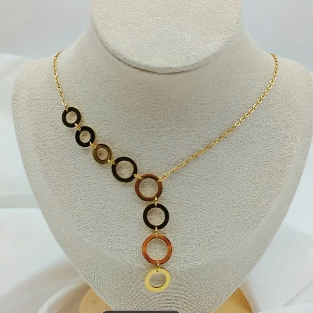 Stainless Steel 18k Gold Plated Necklace